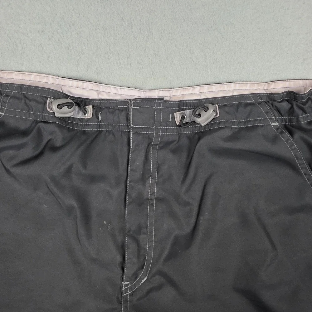 VINTAGE‎ Gap Pants Womens Large Black Pink Baggy Paratrooper Wide Leg Floral 90s - Picture 9 of 16